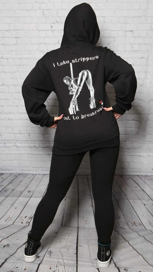 Women I Take Strippers for Breakfast, Hoodie image 0