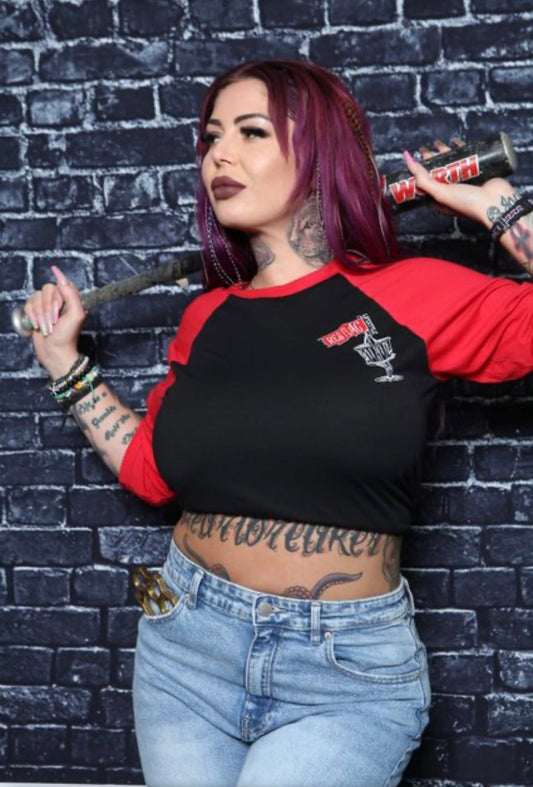 Don't Feed the Whores Drugs, Red & Black, 3/4 image 0