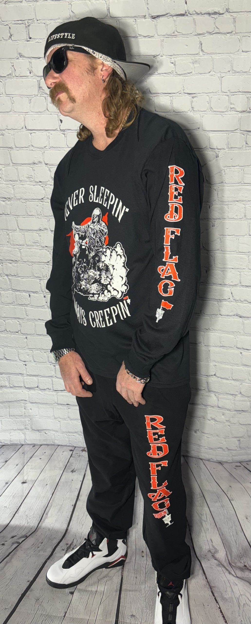 Never sleepin Always creepin 
long sleeve image 2