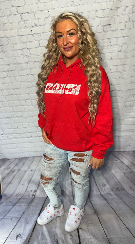 Red Flag Supreme Hoodie