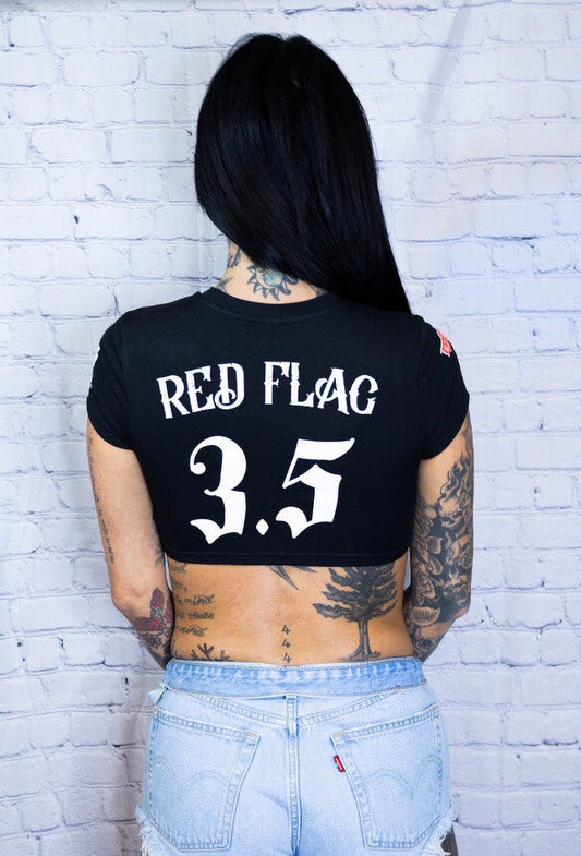 Red flag OG Crop top image 1