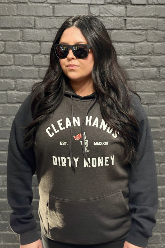 Clean Hands, Dirty Money Hoodie - Wholesale