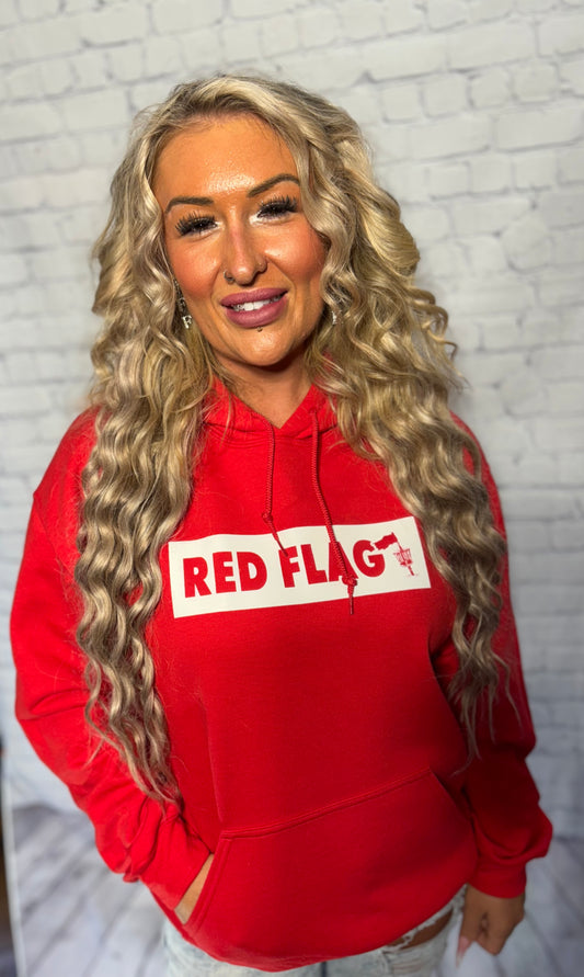 Red Flag Supreme Hoodie