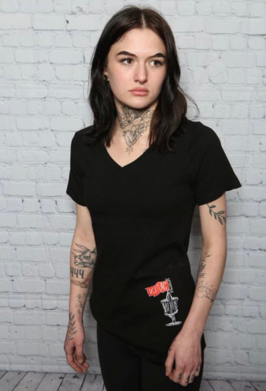 CRIME PAYS  V-Neck image 1