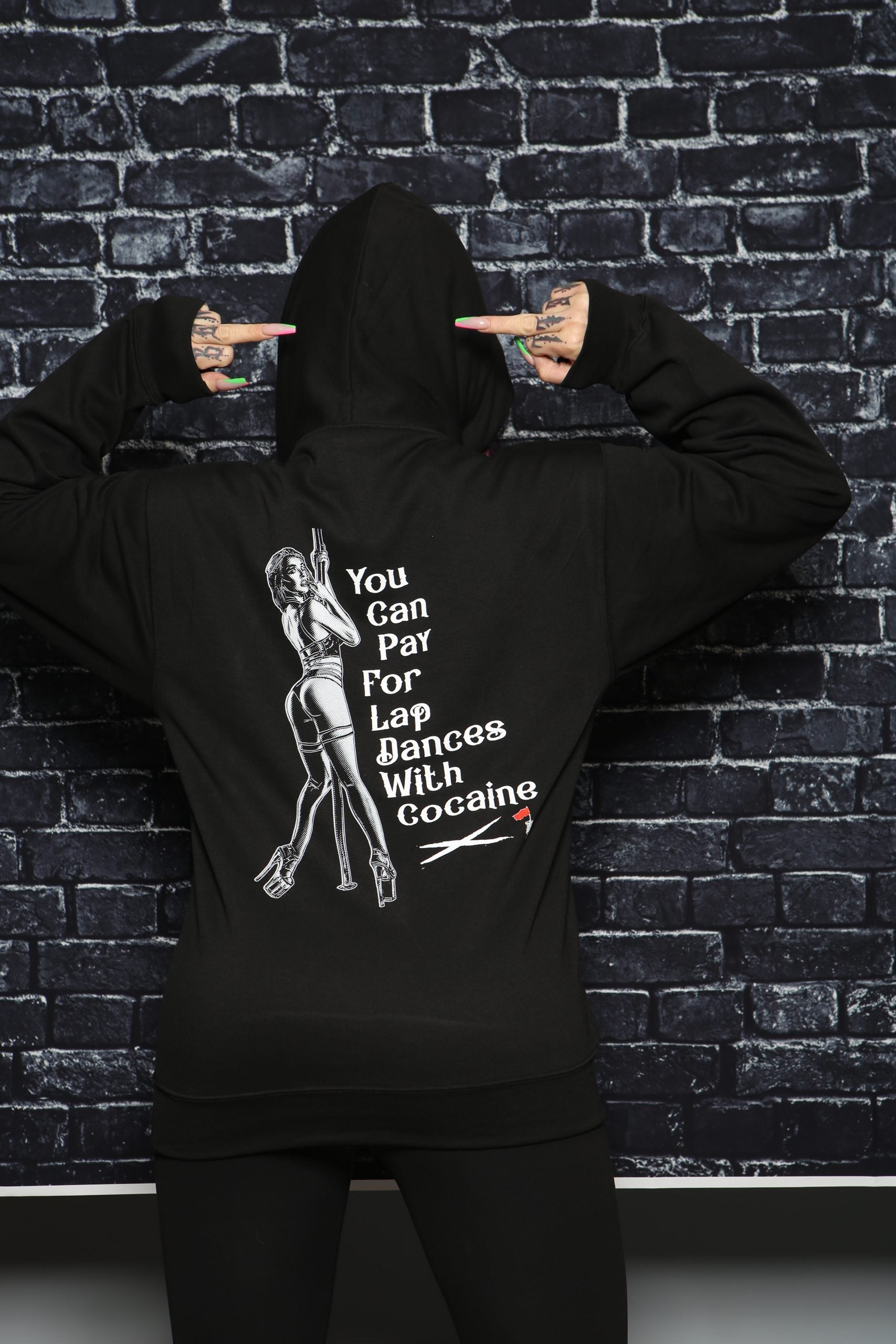 Women You Can Pay for Lap Dances with Cocaine, Hoodie image 0